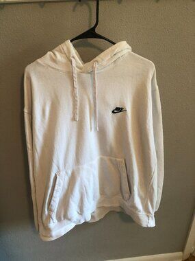 Men's Nike White Hoodie. Size XXL